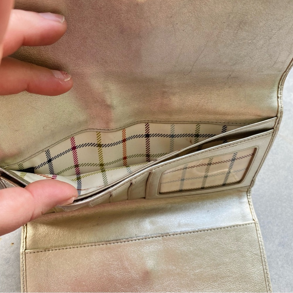 Coach Vintage Y2K Classic C Logo Butter‎ Soft Rose Gold Leather Wallet - Picture 4 of 6